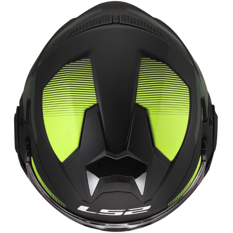 Avattava moottoripyöräkypärä LS2 FF901 Advant X Nova matta fluo keltainen-musta