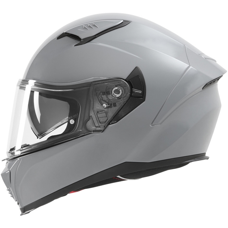 Kokokasvoinen moottoripyöräkypärä NOX N402 harmaa