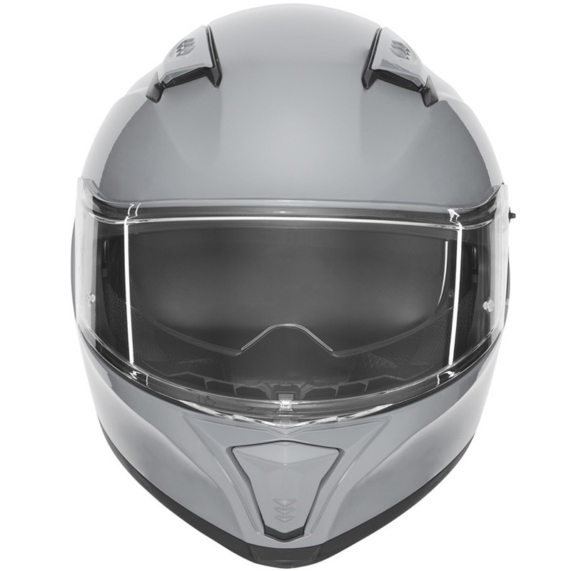 Kokokasvoinen moottoripyöräkypärä NOX N402 harmaa