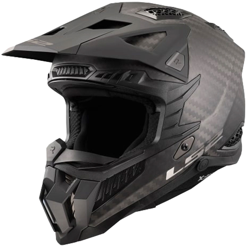 Motocross kypärä LS2 MX703 C X-FORCE CARBON mattamusta