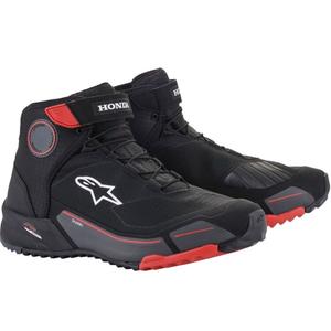 Alpinestars CR-X Drystar Honda Collection musta-punainen-harmaa moottoripyöräsaappaat