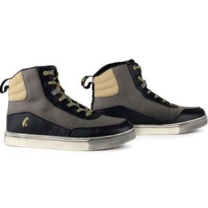 Forma Milano Flow musta ja beige moottoripyöräsaappaat