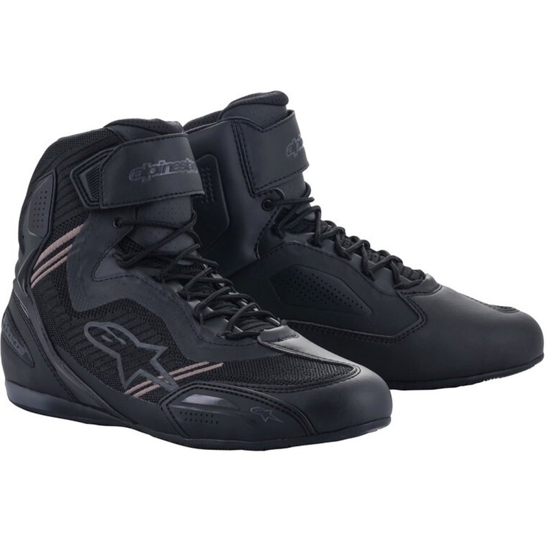 Alpinestars Faster 3 Rideknit Musta Moottoripyöräilykengät