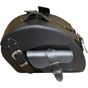 Nahkaiset moottoripyörälaukut RSA S162A musta