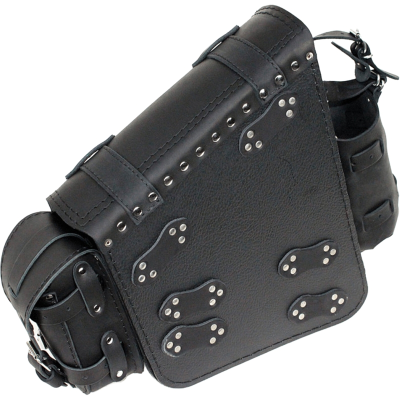 Nahkainen moottoripyörälaukku RSA S49 HD Softail musta