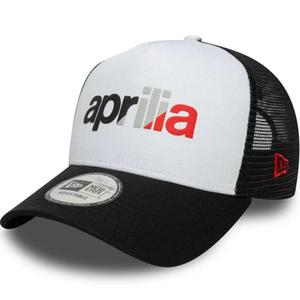 Aprilia 9forty Be A Racer lippis logolla mustavalkoinen