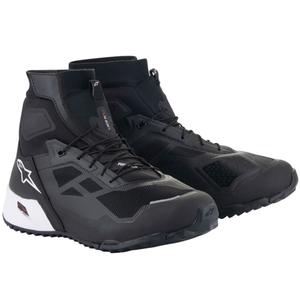 Alpinestars CR-1 mustavalkoiset moottoripyöräilykengät