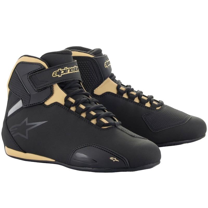 Alpinestars Stella Sector Black-Champagne Naisten moottoripyöräsaappaat