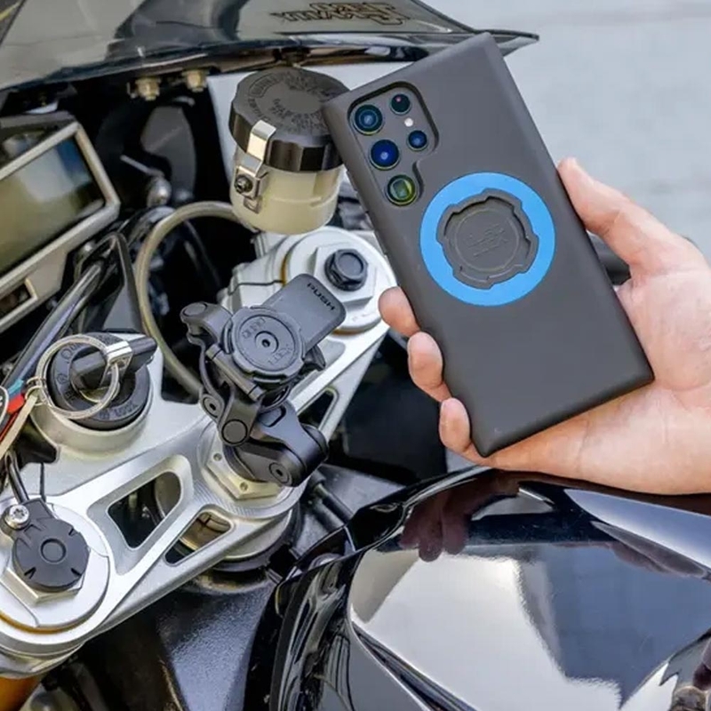 Quad Lock® ohjauspylvään kiinnike musta