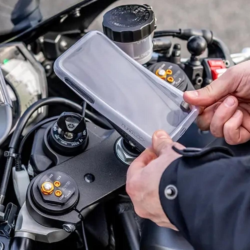 Quad Lock® ohjauspylvään kiinnike musta