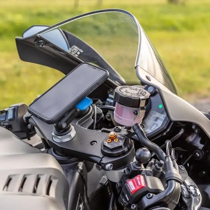 Quad Lock® ohjauspylvään kiinnike musta