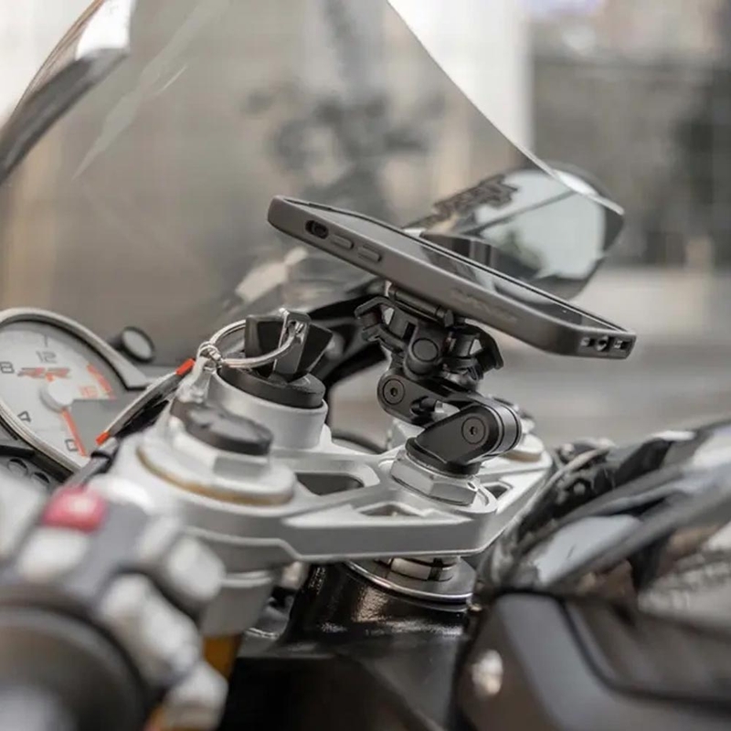 Quad Lock® ohjauspylvään kiinnike musta