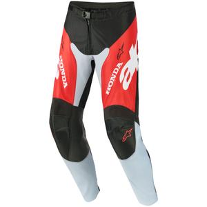 Alpinestars Racer Veil Honda crossihousut musta-harmaa-punainen-keltainen
