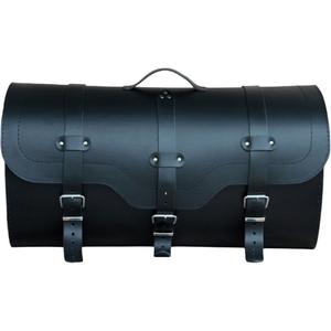 Nahkainen moottoripyörälaukku lukolla RSA K165 musta