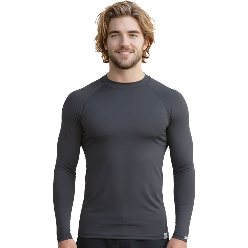 Lämpöpaita nanosilver® Raglan antrasiitinharmaa - pitkähihainen
