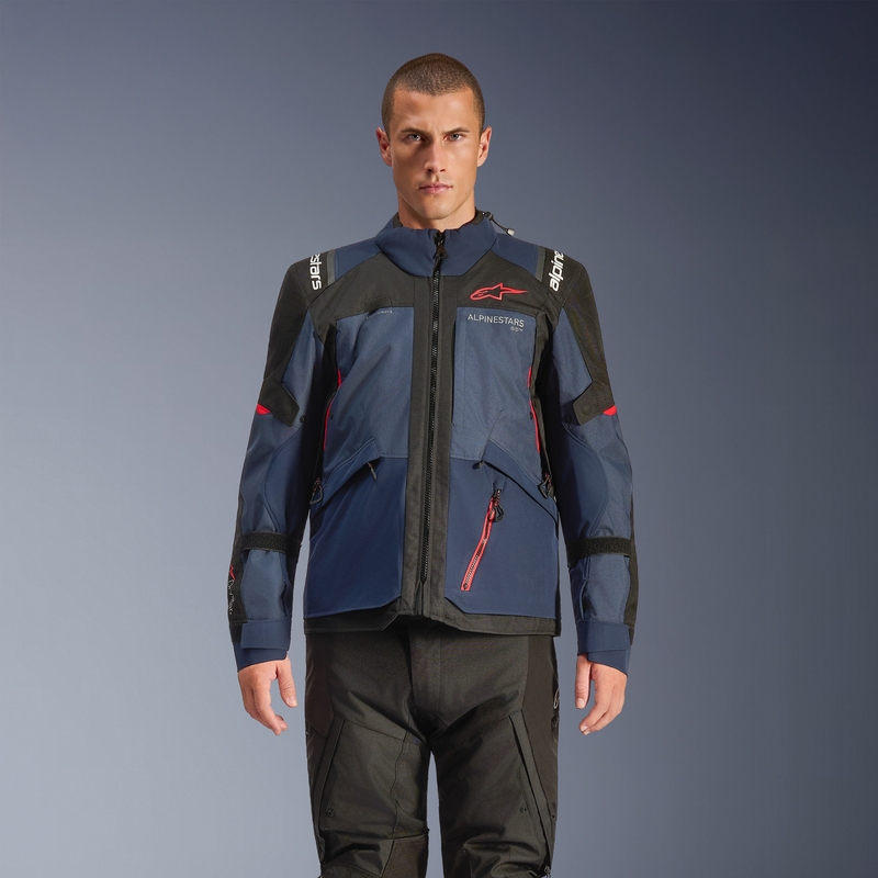 Alpinestars Andes V4 Drystar Moottoripyörä Takki Tummansininen-Sini-Musta