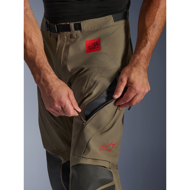 Alpinestars Nazca 3L Gore-Tex PRO moottoripyörähousut vaaleanruskea-musta
