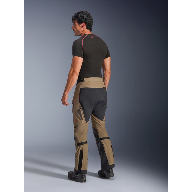 Alpinestars Nazca 3L Gore-Tex PRO moottoripyörähousut vaaleanruskea-musta