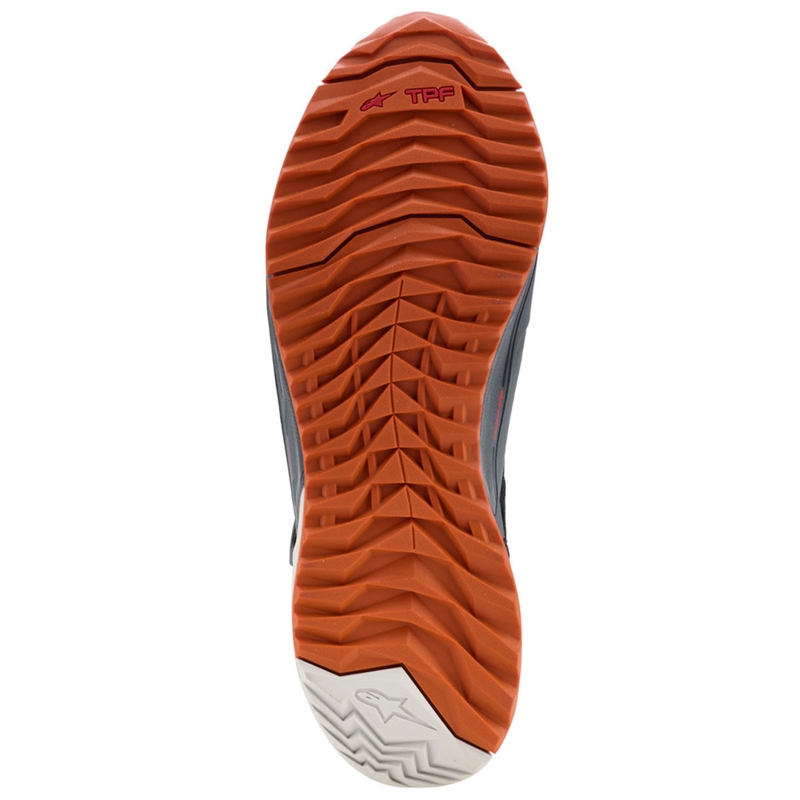 Alpinestars CR-X Drystar -moottoripyöräsaappaat musta-tummanharmaa-oranssi
