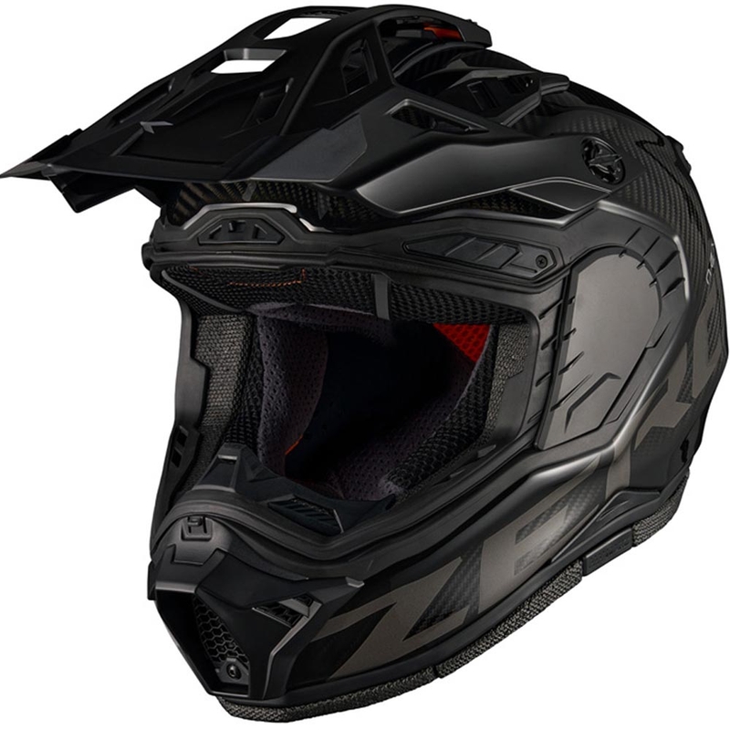 Enduro-moottoripyöräkypärä Nexx X.Rally Zero PRO musta