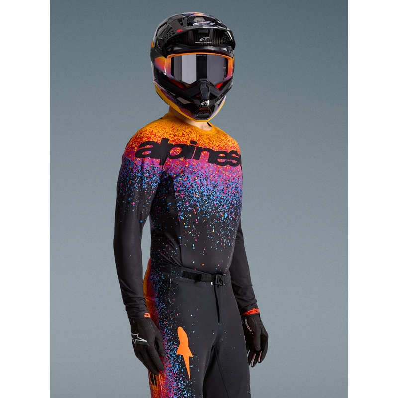 Alpinestars Supertech rajoitetun erän Black Hole motocross-paita musta