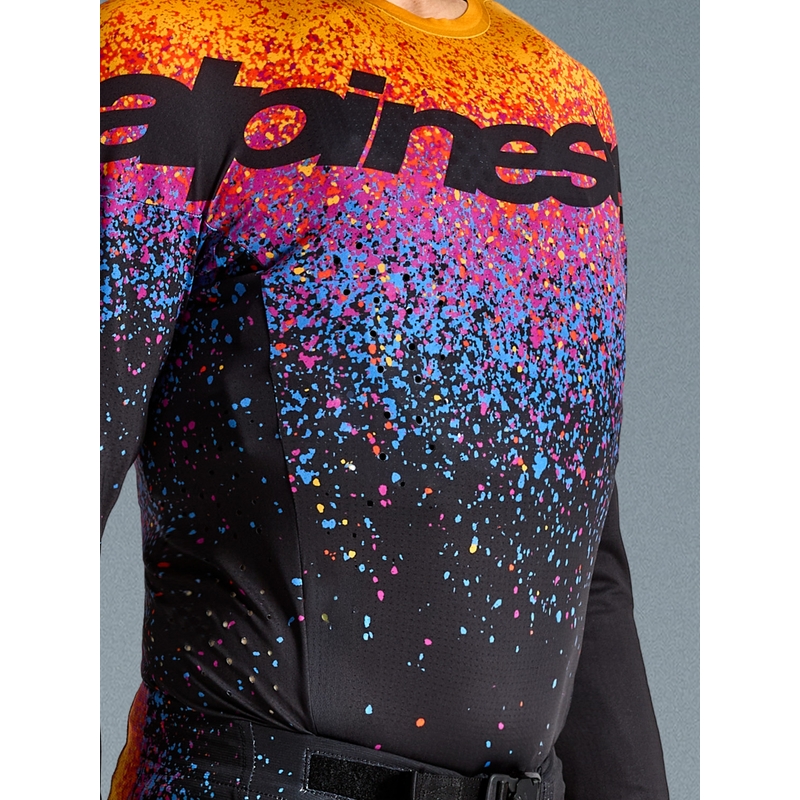Alpinestars Supertech rajoitetun erän Black Hole motocross-paita musta