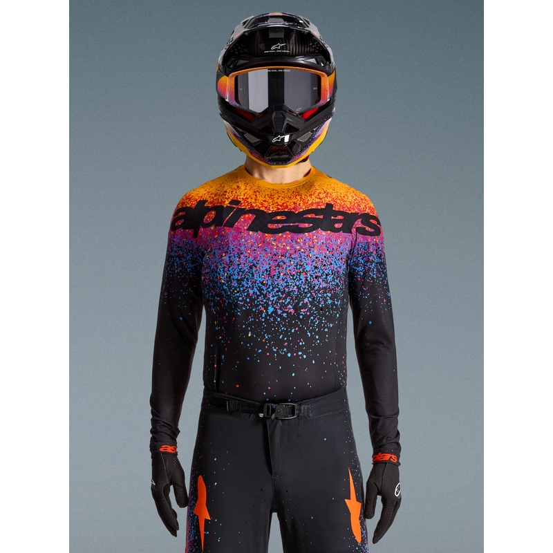 Alpinestars Supertech rajoitetun erän Black Hole motocross-paita musta