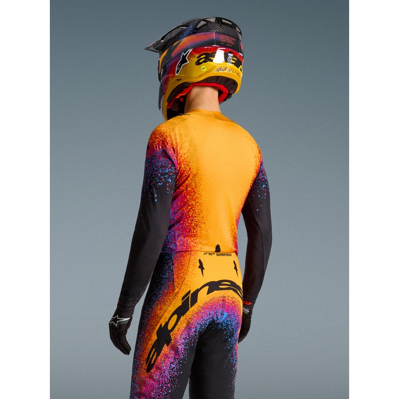 Alpinestars Supertech rajoitetun erän Black Hole motocross-paita musta