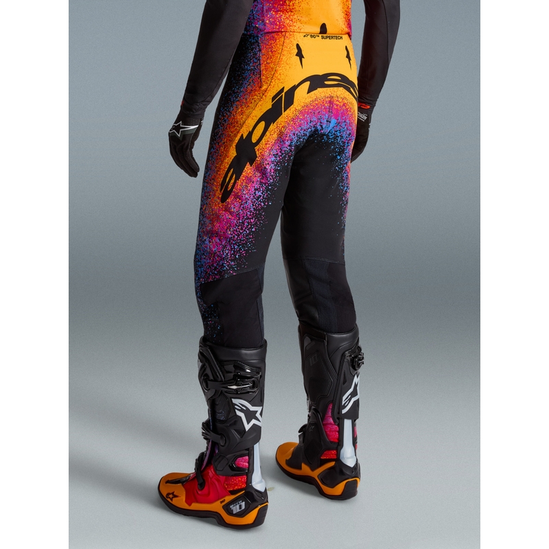 Alpinestars Supertech Limited Edition -motocross-housut Black Hole -musta