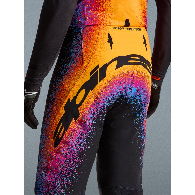 Alpinestars Supertech Limited Edition -motocross-housut Black Hole -musta