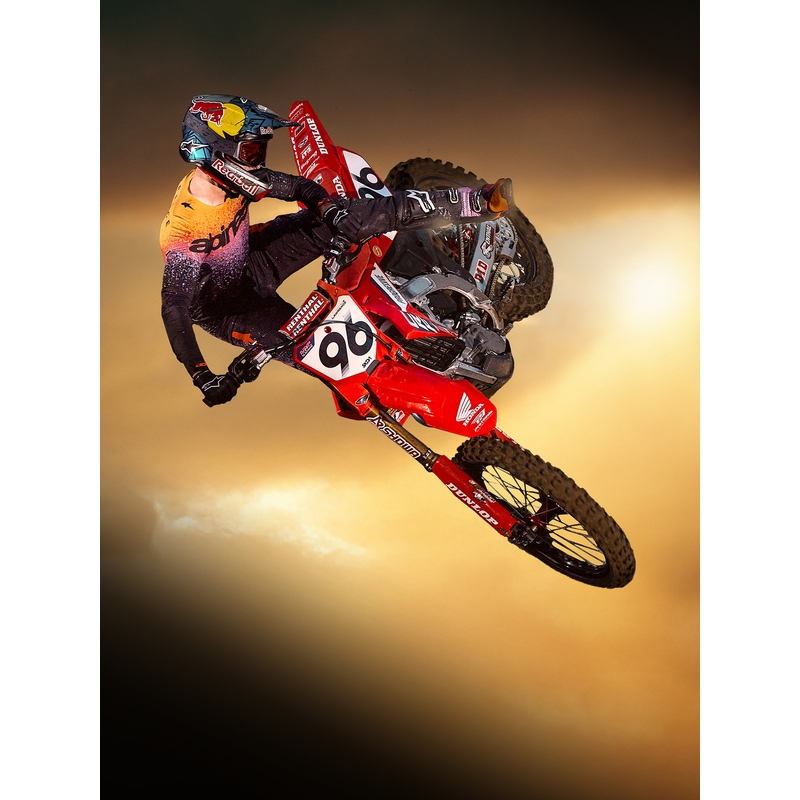 Alpinestars Supertech S-M10 rajoitetun erän motocrossikypärä Black Hole musta