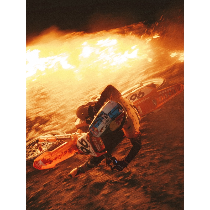 Alpinestars Supertech S-M10 rajoitetun erän motocrossikypärä Black Hole musta