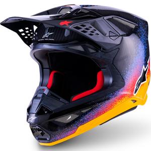 Alpinestars Supertech S-M10 rajoitetun erän motocrossikypärä Black Hole musta