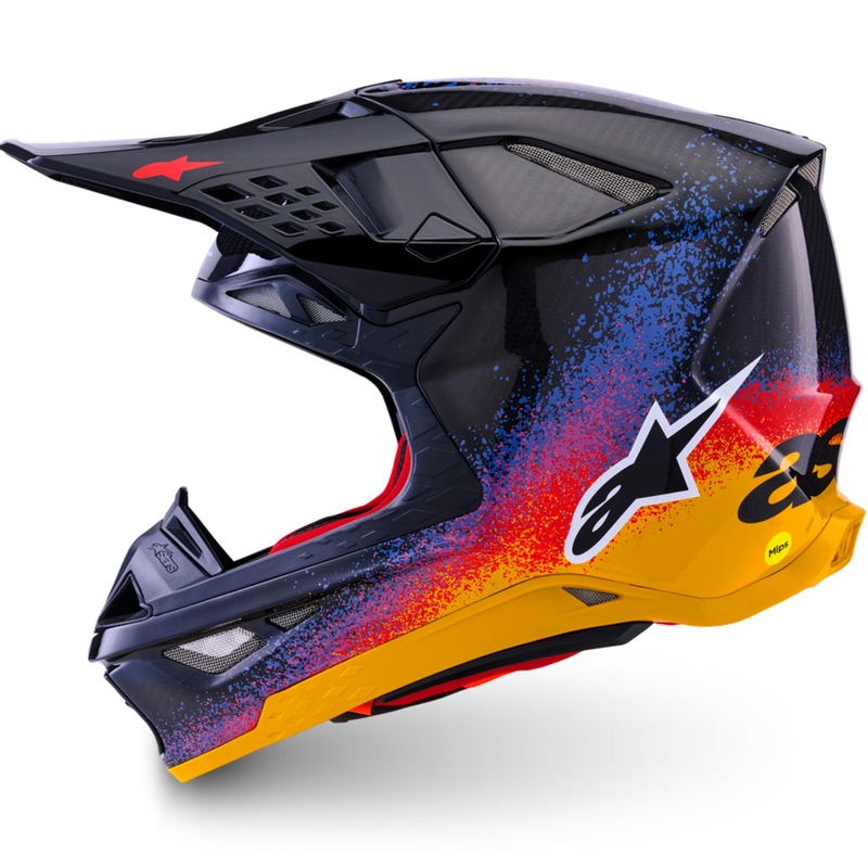 Alpinestars Supertech S-M10 rajoitetun erän motocrossikypärä Black Hole musta