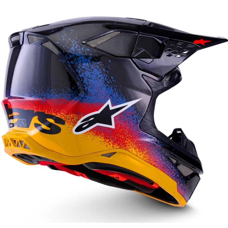 Alpinestars Supertech S-M10 rajoitetun erän motocrossikypärä Black Hole musta