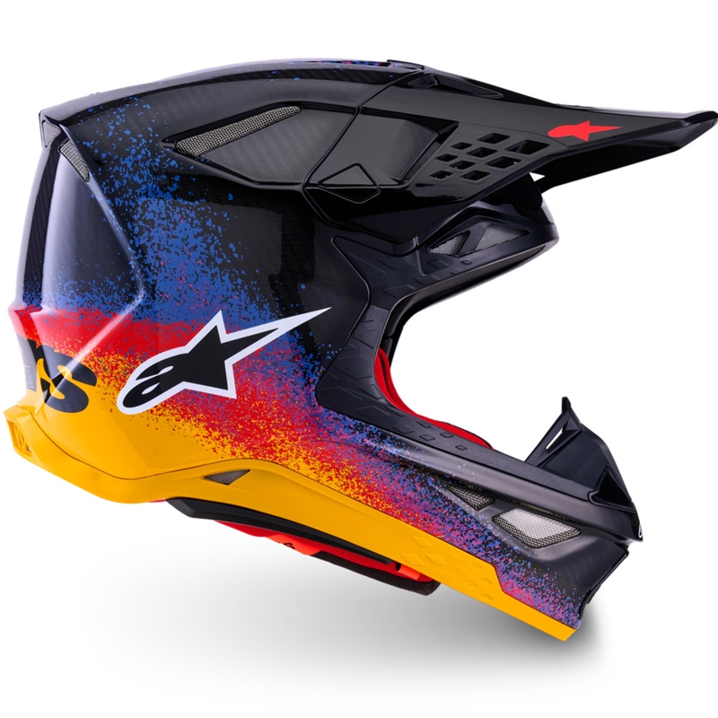 Alpinestars Supertech S-M10 rajoitetun erän motocrossikypärä Black Hole musta