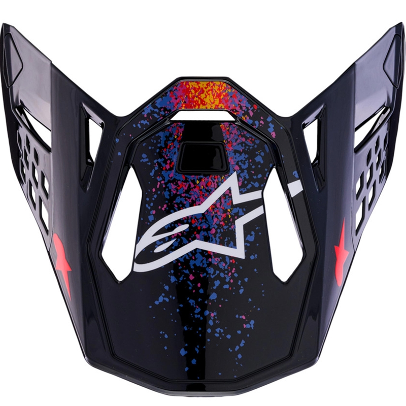 Alpinestars Supertech S-M10 rajoitetun erän Black Hole -moottoripyöräkypärän visiiri, musta