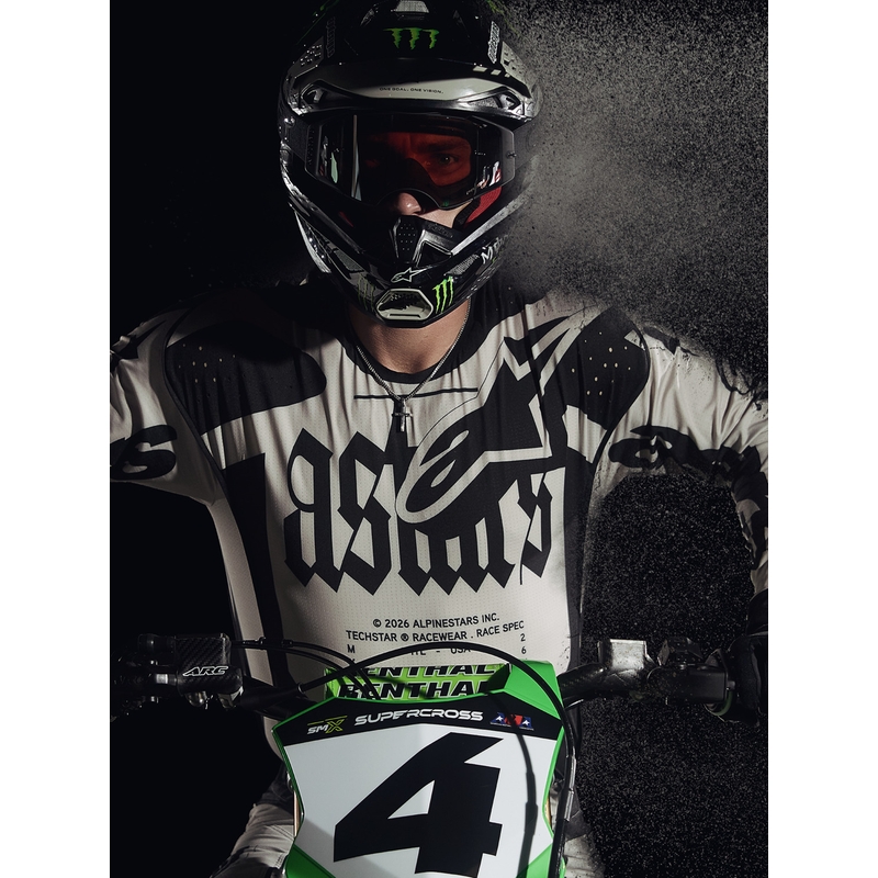 Alpinestars Techstar Limited Edition Wolf Dust crossihousut hiekanmusta