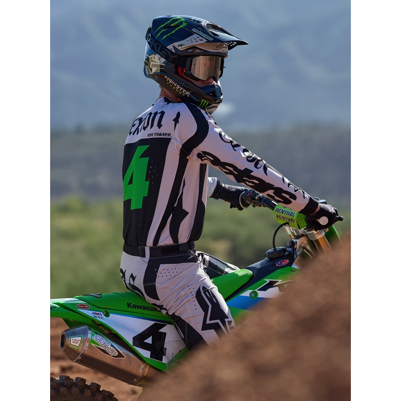 Alpinestars Techstar Limited Edition Wolf Dust crossihousut hiekanmusta