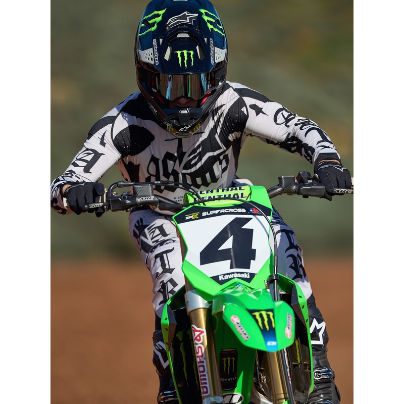 Alpinestars Techstar Limited Edition Wolf Dust crossihousut hiekanmusta