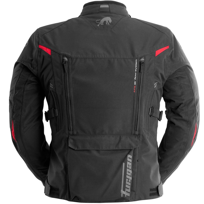 Furygan CHALLENGER 3C PRIMALOFT® -moottoripyörätakki musta-punainen