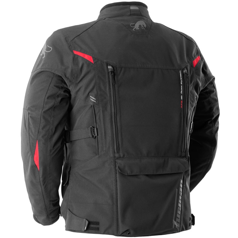 Furygan CHALLENGER 3C PRIMALOFT® -moottoripyörätakki musta-punainen