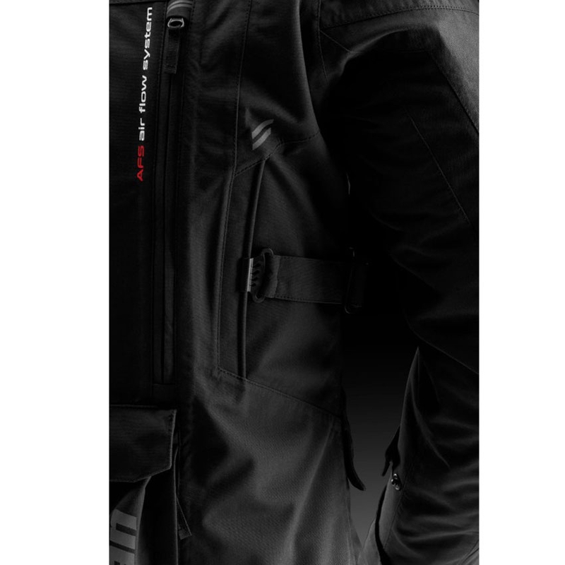 Furygan CHALLENGER 3C PRIMALOFT® -moottoripyörätakki musta-punainen