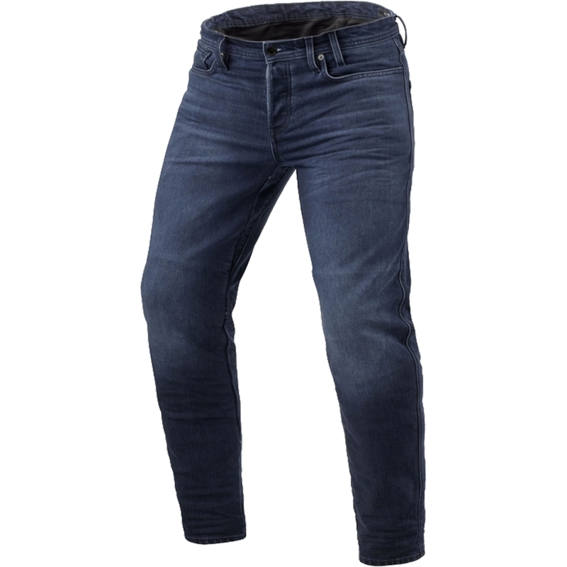 Cropped Motorcycle Jeans Revit Micah TF pesty tummansininen