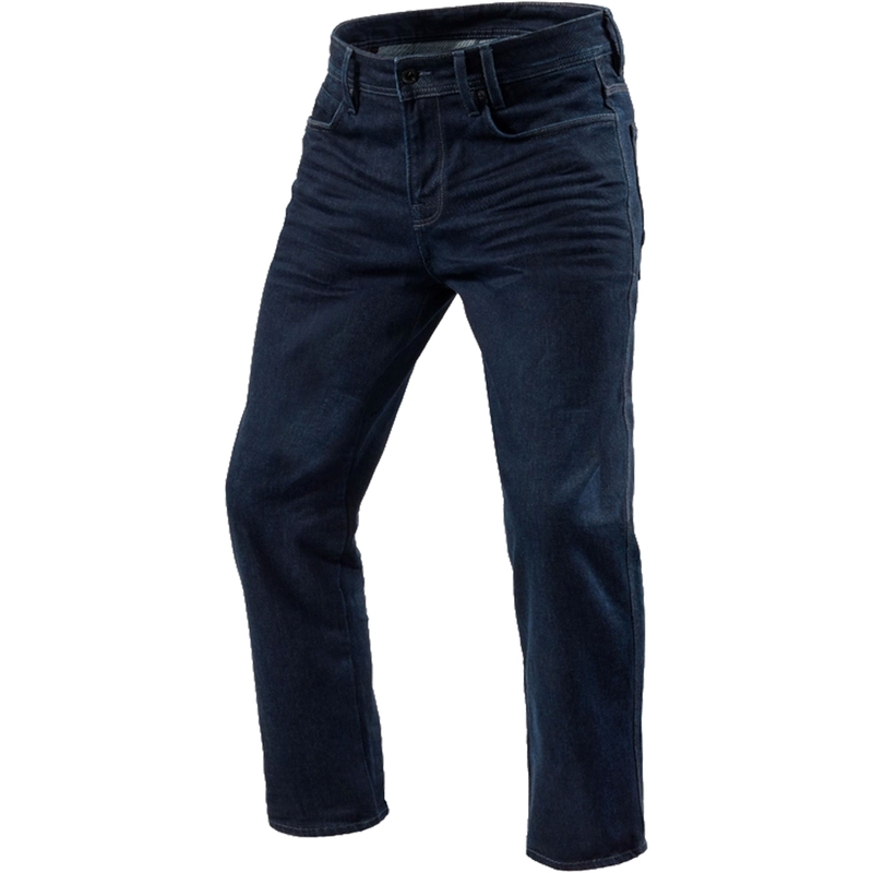 Moottoripyöräfarkut Revit Lombard 3 RF tummansiniset cropped farkut