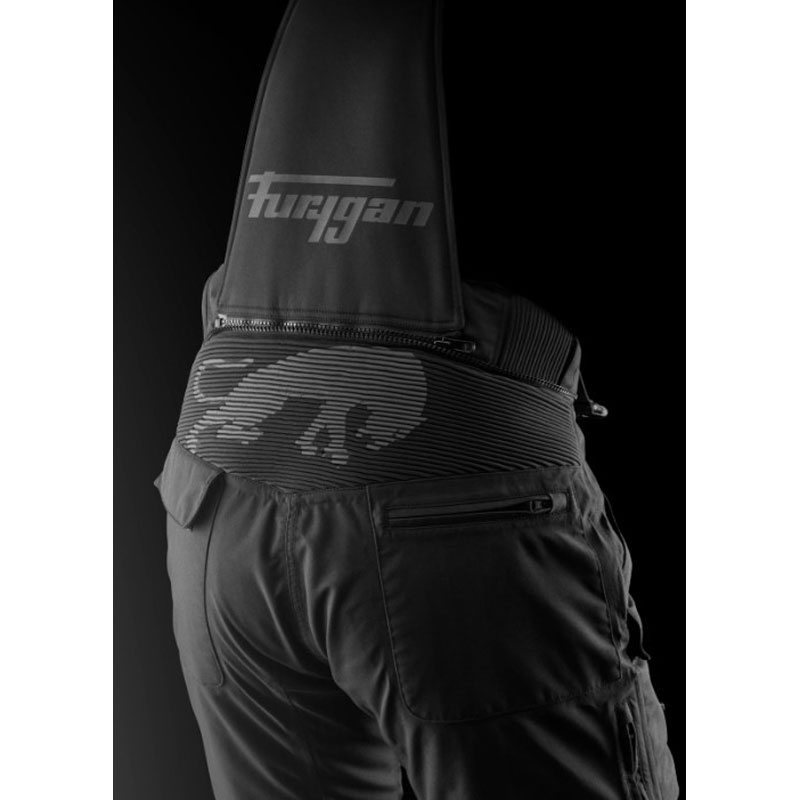 Furygan Redington 3C PRIMALOFT® -moottoripyörähousut mustat