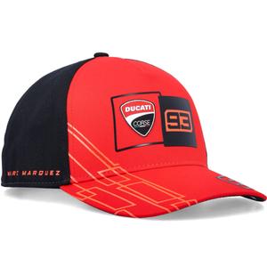 Ducati Corse Marc Marquez 93 Box Logo Lippis musta-punainen