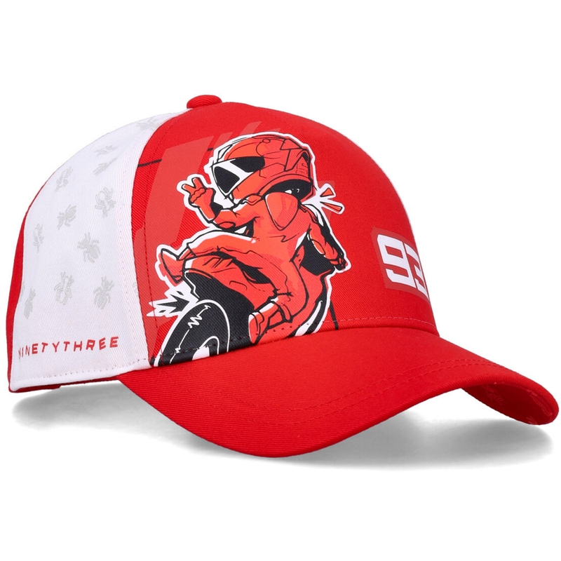 Lasten Ducati Marc Marquez Baseball 93 Look Back -lippis monivärinen