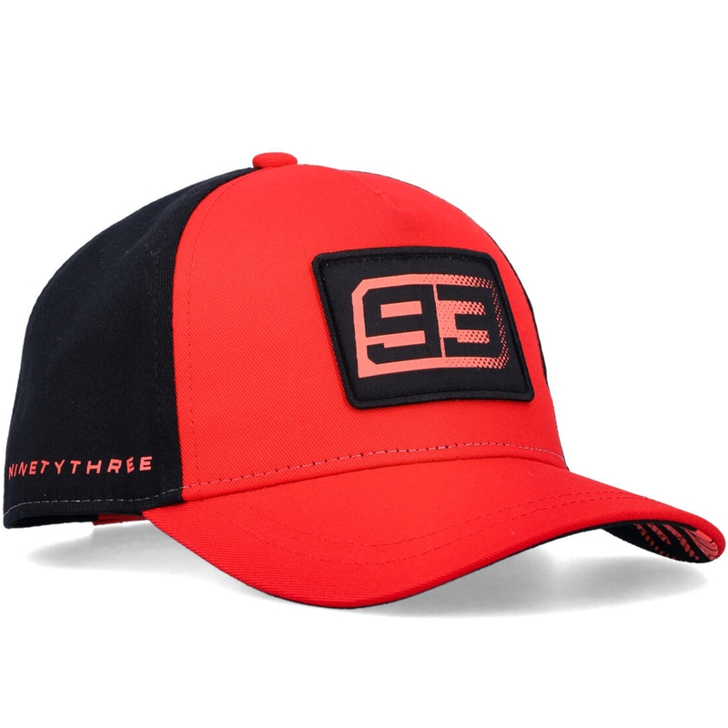 Lasten lippalakki Ducati Marc Marquez Baseball 93 Patch musta-punainen