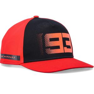 Ducati Marc Marquez Mid Visor Pixelled 93 -lippis, musta-punainen